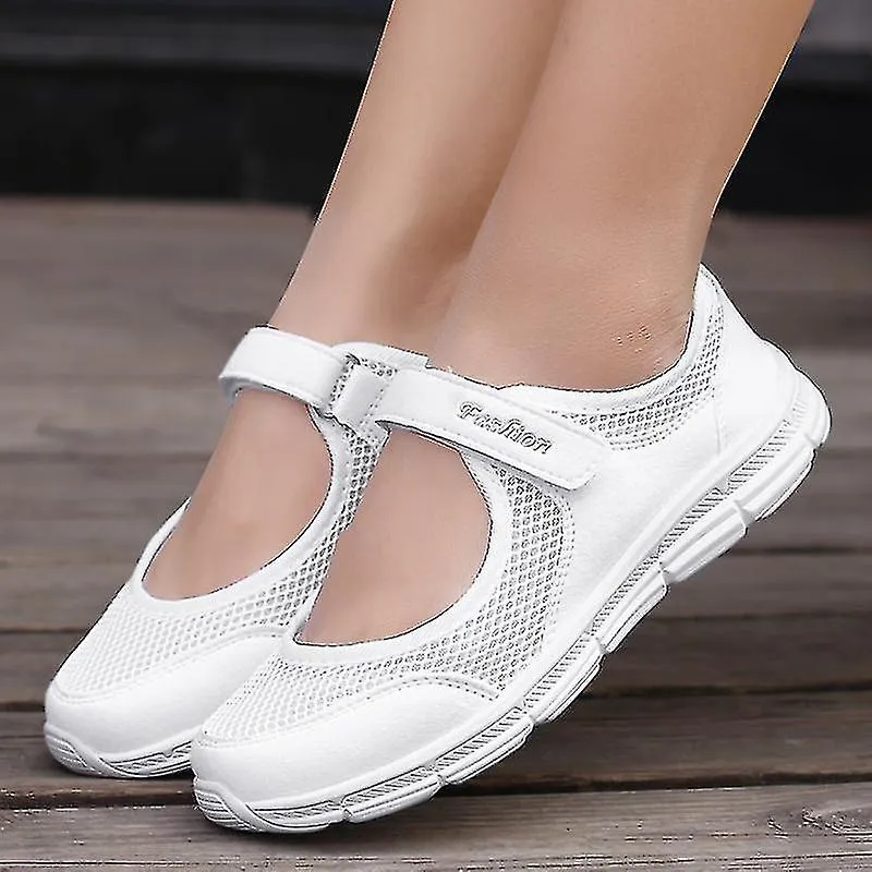 5 colores Zapatos de verano para caminar Mujeres Moda Zapatos casuales para correr Damas Zapatillas de tenis ligeras Tejido de m