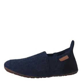 Bisgaard zapatos Home Shoe Wool Sailor Blue