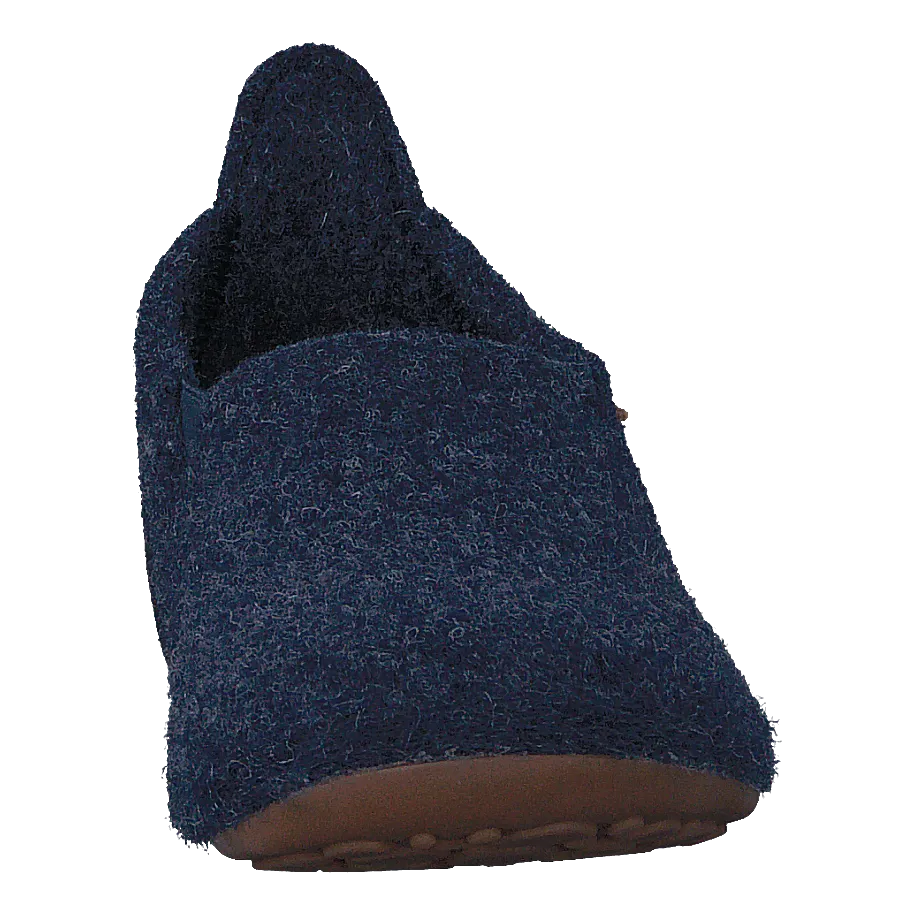 Bisgaard zapatos Home Shoe Wool Sailor Blue