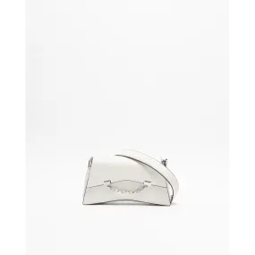 Bolso de hombro Karl Lagerfeld K/Seven 2.0 CB Leather Blanco