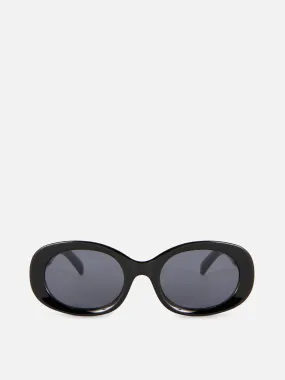 Gafas de sol con montura ovalada gruesa de Rita Ora