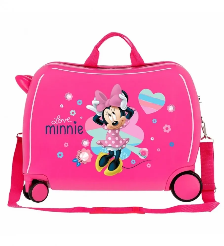 MALETA CORREPASILLOS 2 RUEDAS MULTIDIRECCIONALES MINNIE LOVE 38X50X20CM