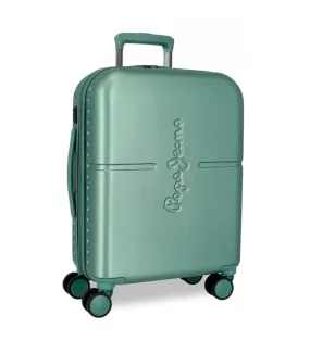 Maleta de cabina Highlight expandible rígida 55cm verde