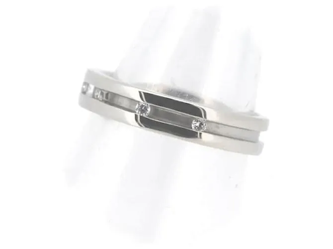 Otras joyas & Other Stories 4℃ Anillo de diamantes, Platino PT950, tamaño 9, De las mujeres, plata, Seminuevo en excelentes 